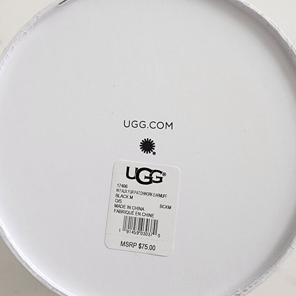 UGG Women’s Faux Fur Patchwork Earmuff – Cozy and Stylish Winter Essential! main image 6